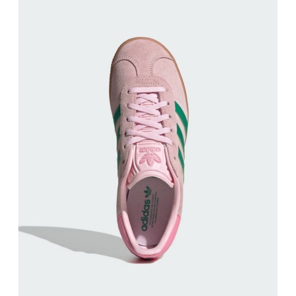 Adidas Gazelle Clear Pink Court Green GS Shoes JP7128 NEW Size 5.5 - Picture 5 of 6